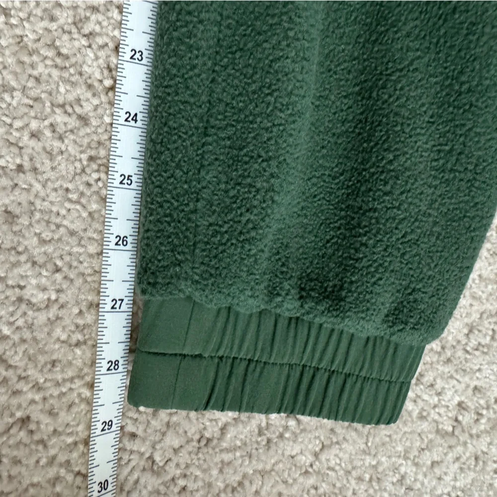 Outdoor Voices Tapered RecTrek-Panelled PrimoFleece Track Pants Green Medium - Picture 10 of 10